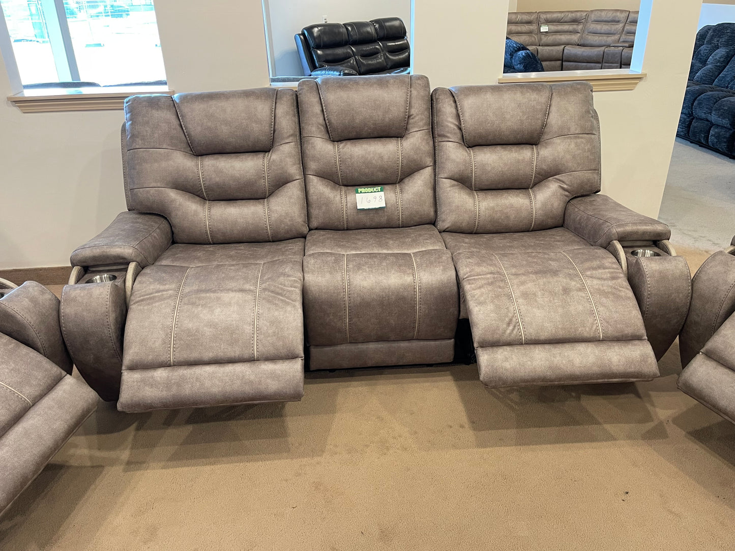 a living room filled with furniture and a couch