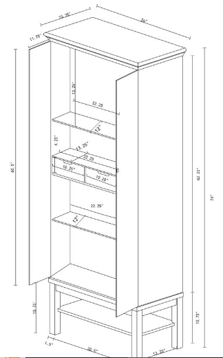 Cabinets, Accent, Tall, Console Tables, and Shoe