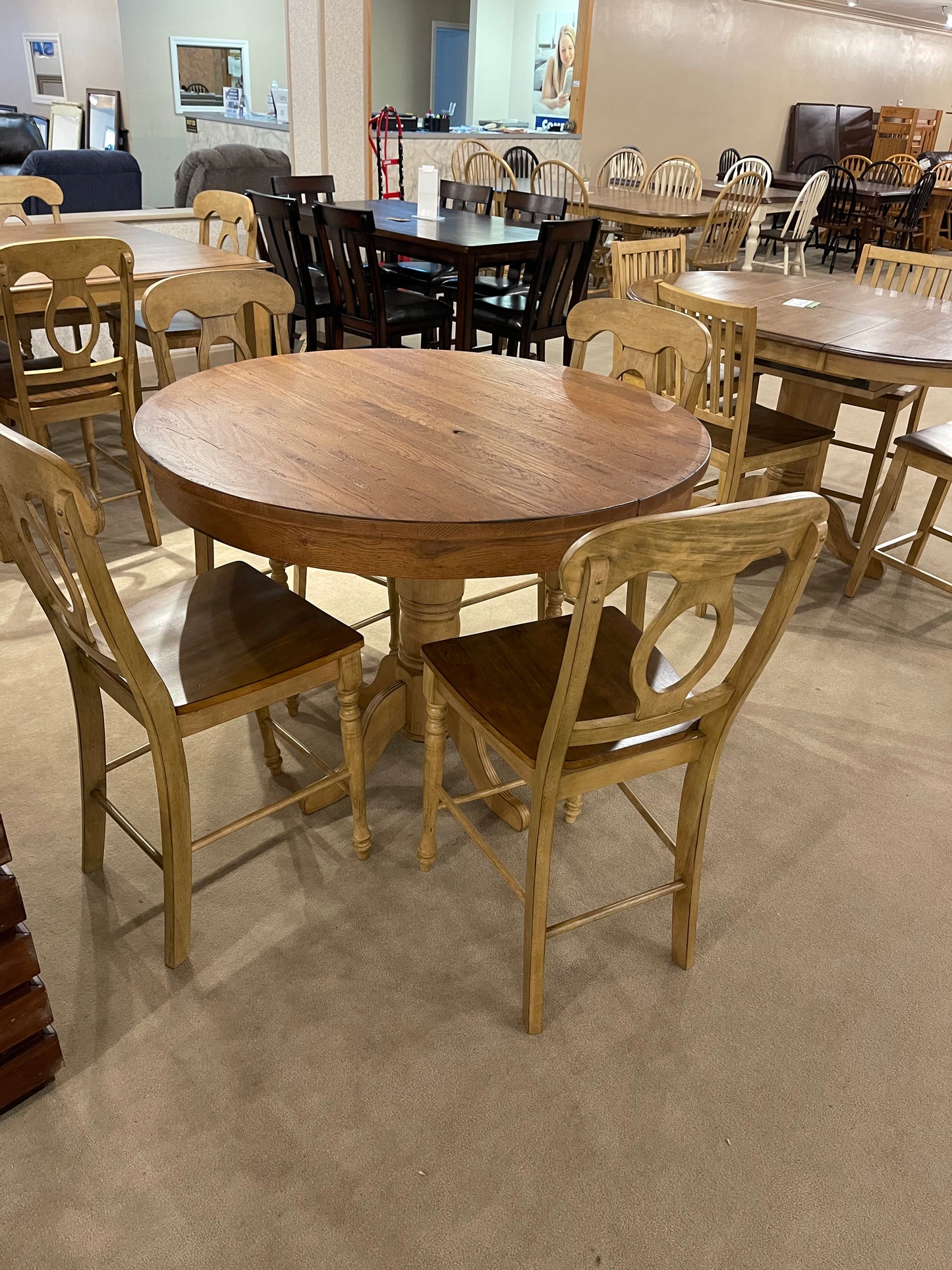 Special Deals Solid oak table 4 stools $798