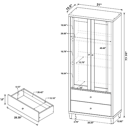 Cabinets, Accent, Tall, Console Tables,  and Shoe