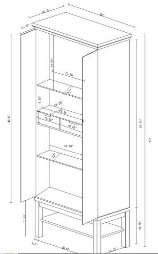 Cabinets, Accent, Tall, Console Tables,  and Shoe